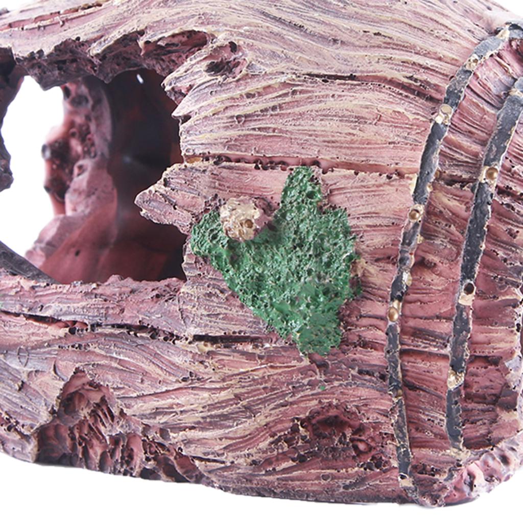 Resin Aquarium Decorations Fish Tank Reptile Terrarium Ornament