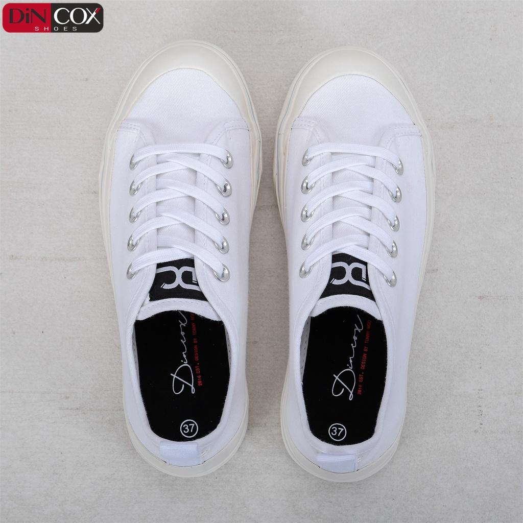 Giày Sneaker Vải Nữ DINCOX D31 Năng Động Nữ Tính White