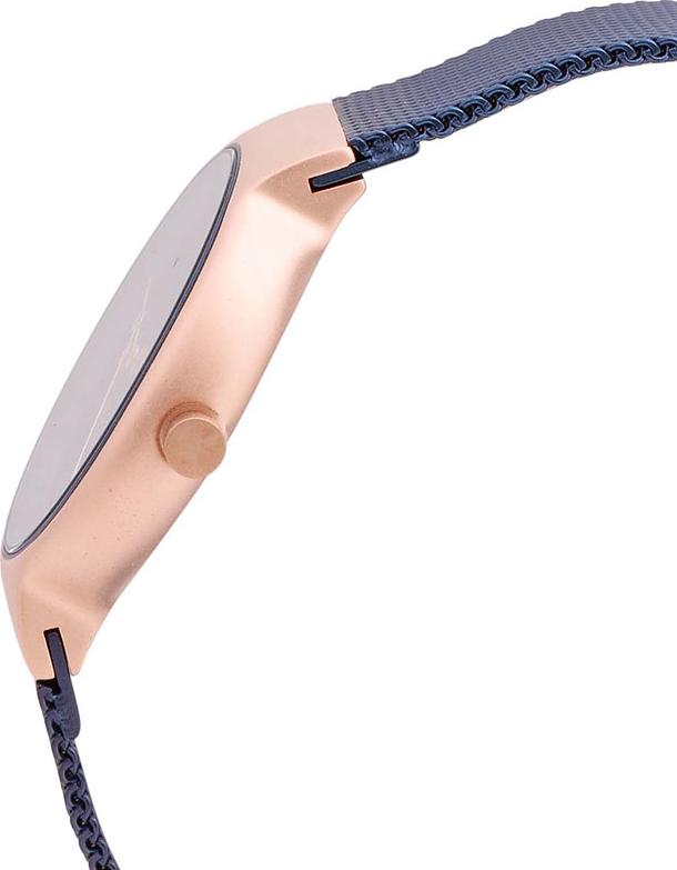 Đồng Hồ Nữ Julius Star Hàn Quốc JS-009LD Dây Thép Màu Xanh Đen