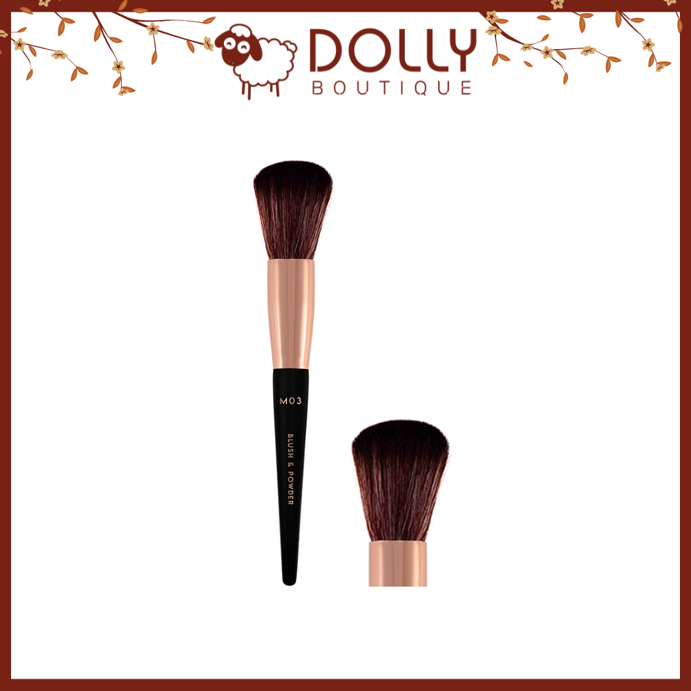 Cọ Má Hồng &amp; Phủ, Đầu Tròn Vacosi Blush &amp; Powder Brush - M03