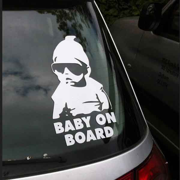 Nhãn Dán Xe Tranh Trí Ô Tô Baby On Board