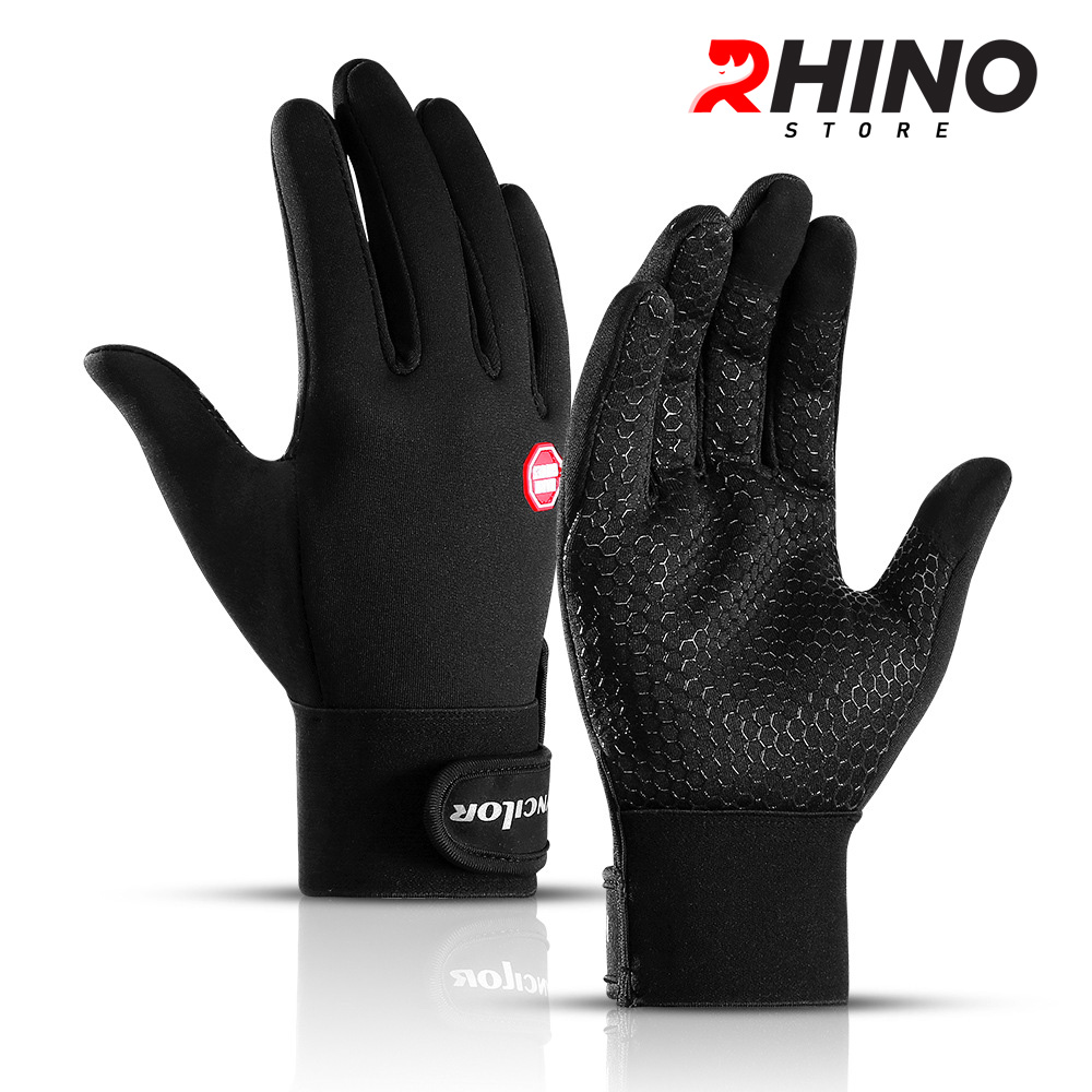 Găng tay giữ ấm mùa đông Rhino G105 Bao tay thể thao cảm ứng điện thoại , găng tay đi xe máy, xe đạp lót nỉ cho nam nữ - Hàng chính hãng
