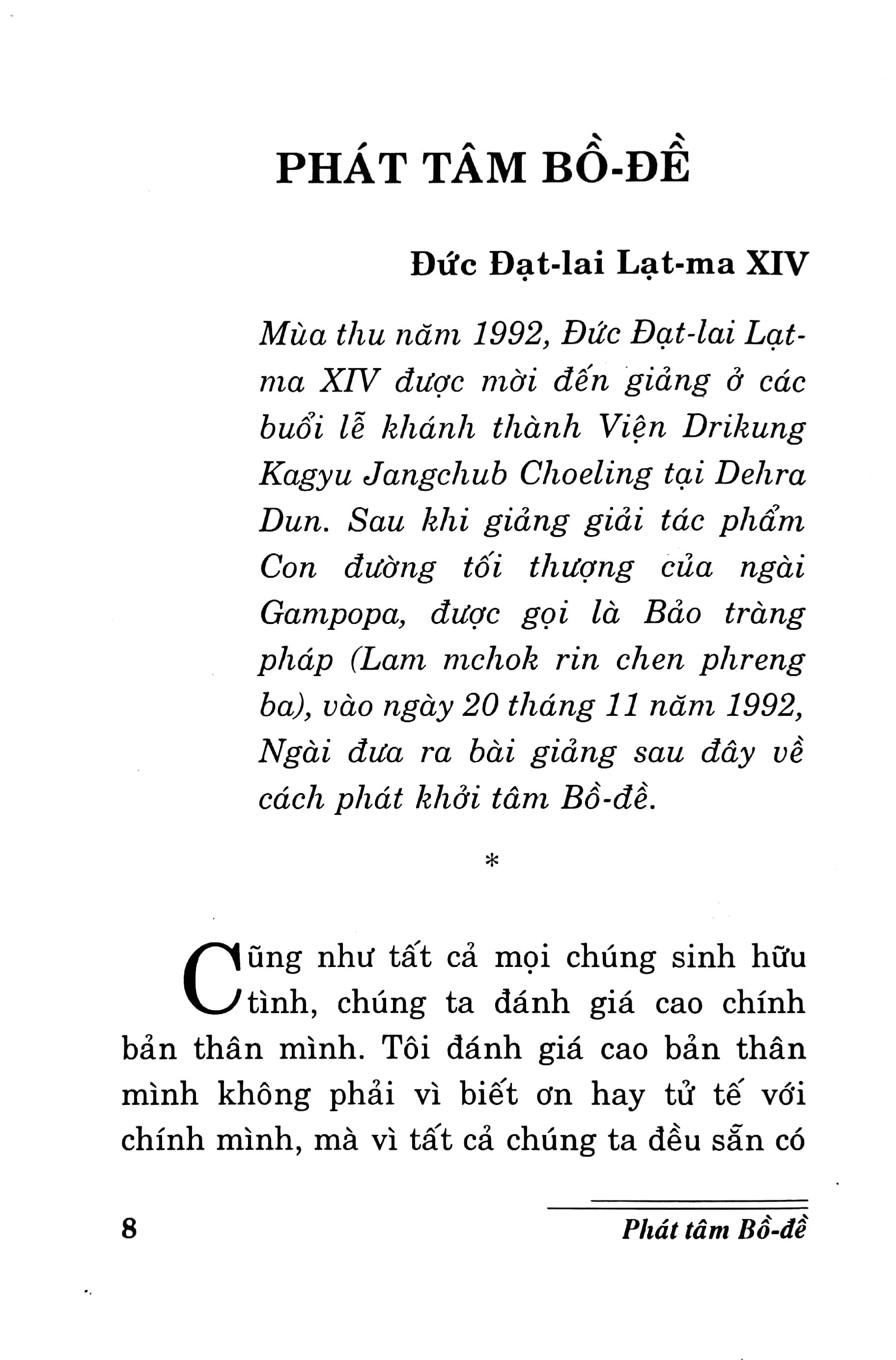 Phát Tâm Bồ Đề