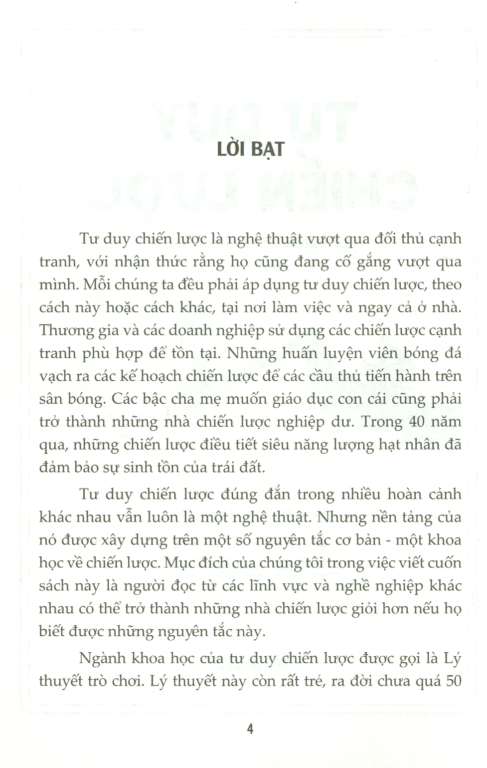 TƯ DUY CHIẾN LƯỢC - Lý Thuyết Trò Chơi Thực Hành - Avinash K. Dixit &amp; Barry J. Nalebuff - Tái bản - (bìa mềm)