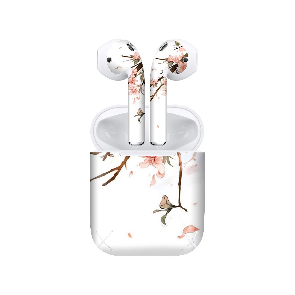 Miếng dán skin chống bẩn cho tai nghe AirPods in hình thiết kế - atk272 (bản không dây 1 và 2