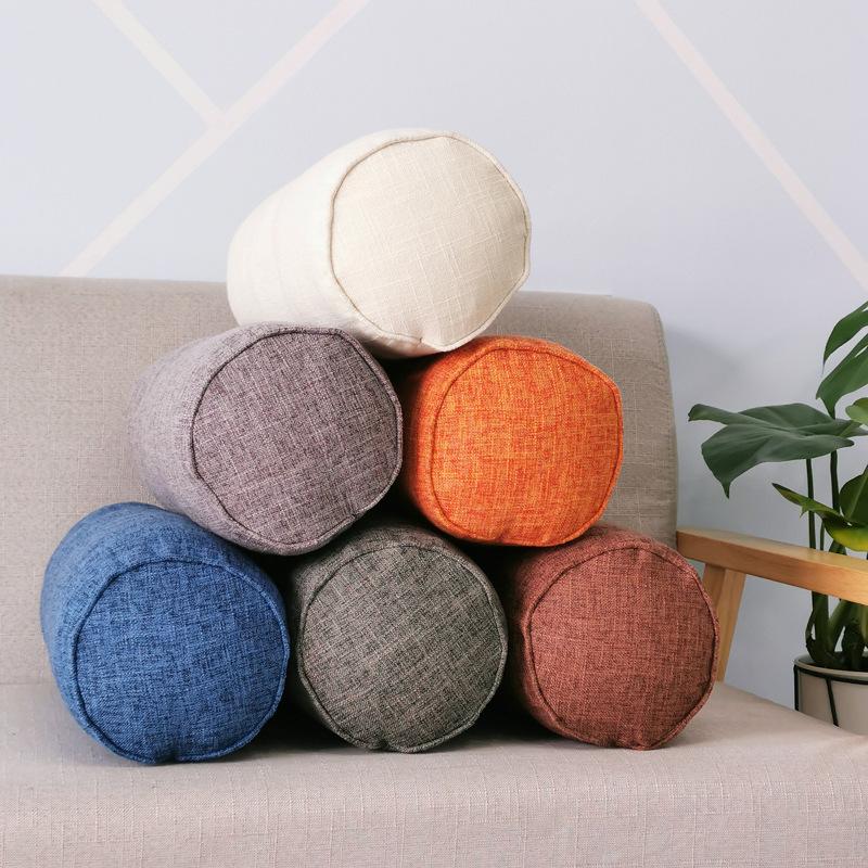 Dài Gối Bên Trong Thân Tròn Đệm Lót Hình Chữ Nhật Ngủ Ngủ Trưa Gối Giả Vải Lanh Cotton Đệm Nhà Phòng Ngủ Phụ Kiện