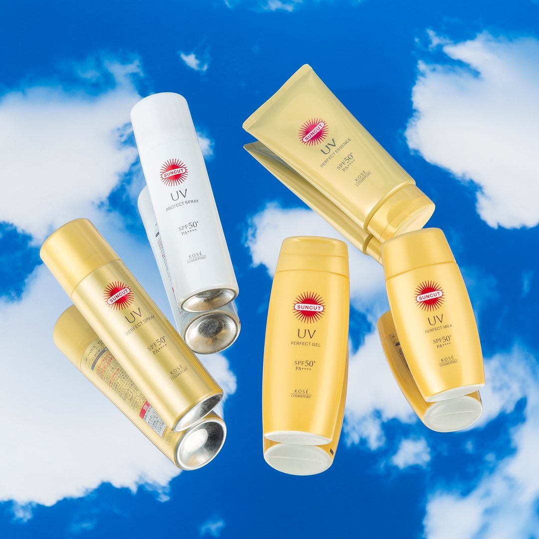 Essence Chống Nắng SPF50+ PA++++ Kose Suncut UV Perfect Essence Super Water Proof SPF50+ PA++++ (04 Loại)