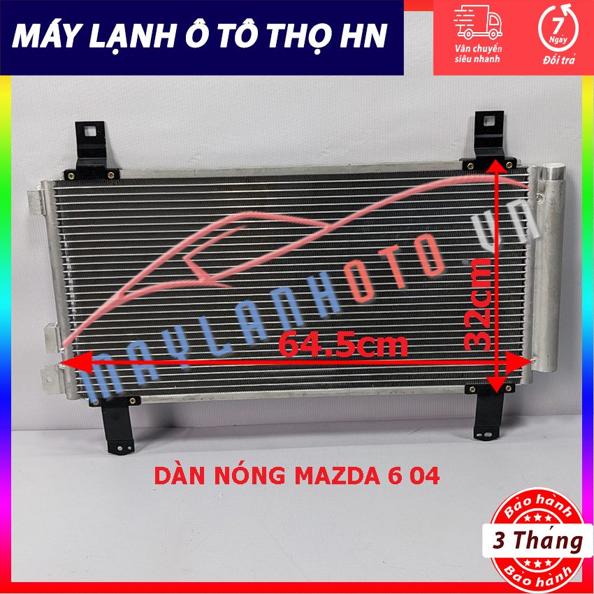 Dàn nóng Mazda 6 đời 2004 Hàng xịn Thái Lan
