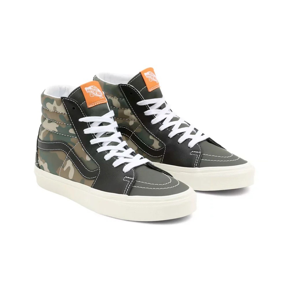 Giày sneaker Vans chính hãng - cổ cao - đệm lót êm ái - vải canvas - họa tiếc -  -   - VN0A5JMJA57