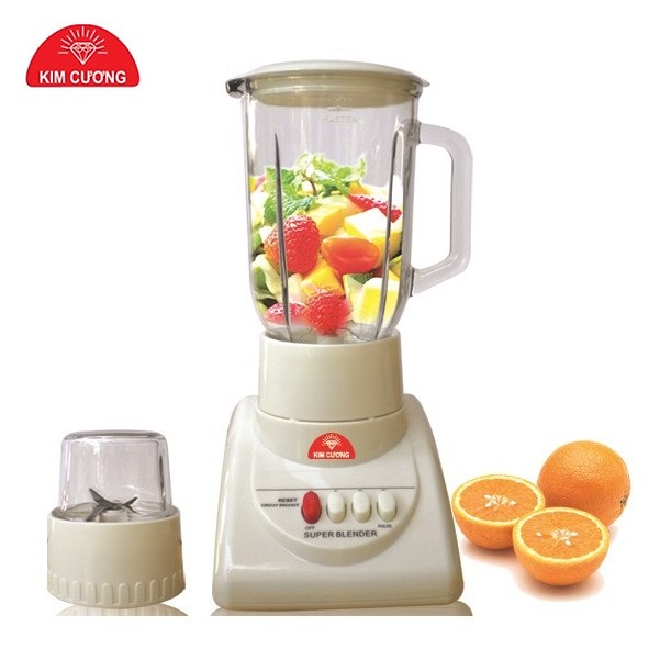 Máy xay sinh tố 2 cối thủy tinh Kim Cương KC-T02 - Hàng chính hãng