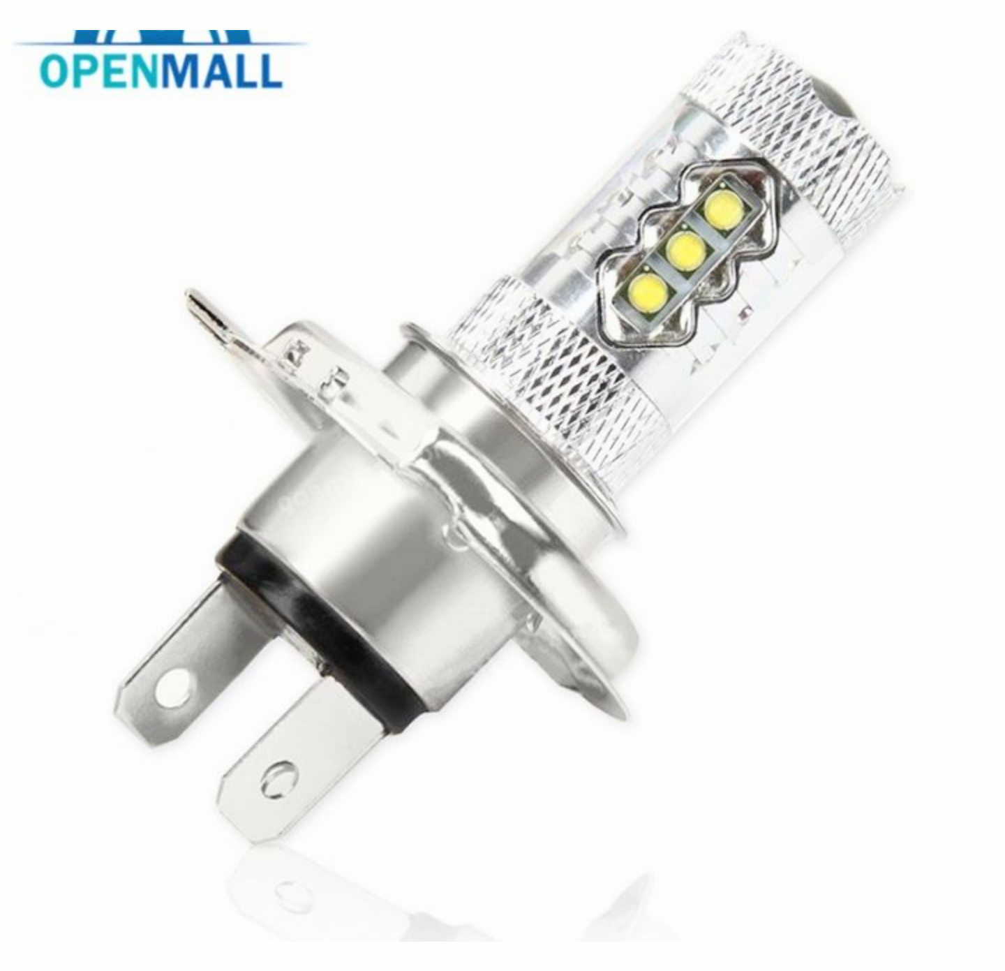 BÓNG ĐÈN PHA H4 XE MÁY VÀ ÔTÔ 80W SIÊU SÁNG MẪU MỚI
