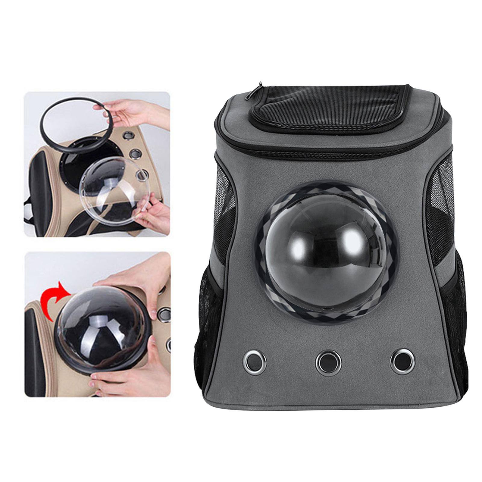 Pet Carrier Backpack Space Capsule Cat Dog Carry Bag Outdoor Knapsack