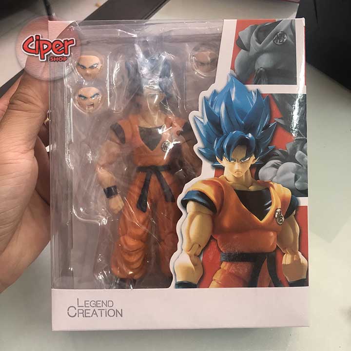 Mô hình Son goku Blue Khớp - Goku Blue SHF - Figure Action Goku Blue