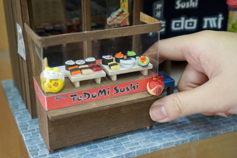 MÔ HÌNH GỖ DIY NHẬT BẢN - SUSHI TEDOMI - QA01