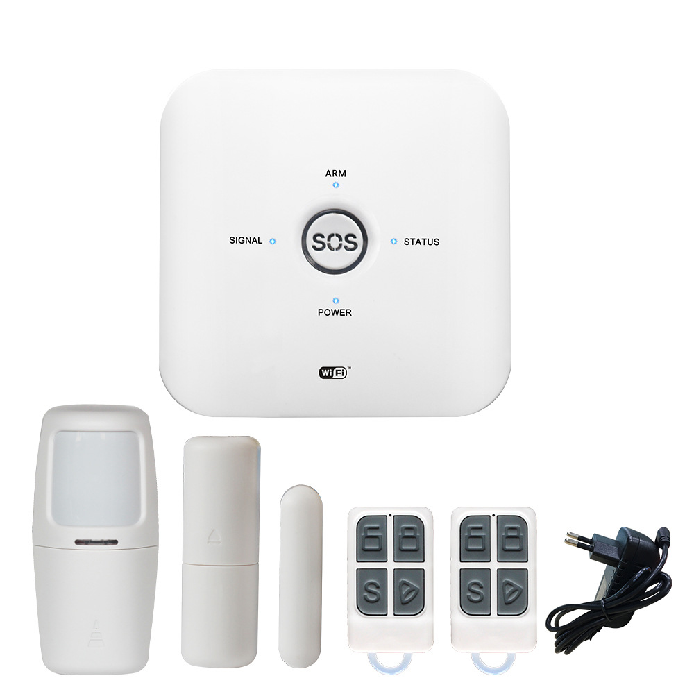 Bộ báo động chống trộm qua điện thoại wifi + sim GSM