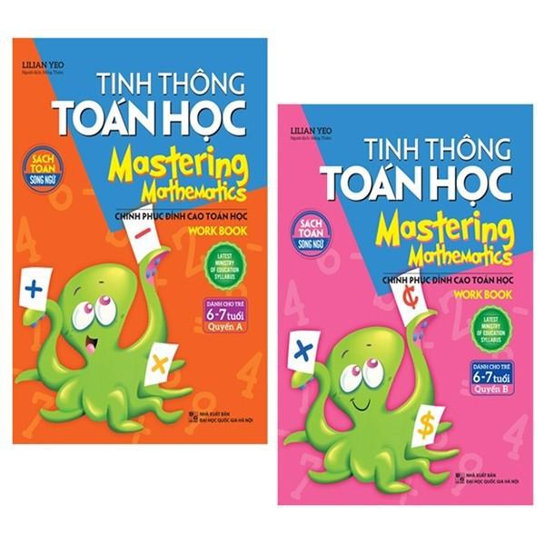Sách Combo Tinh Thông Toán Học - Mastering Mathematics - Dành Cho Trẻ 6-7 Tuổi - Bản Quyền