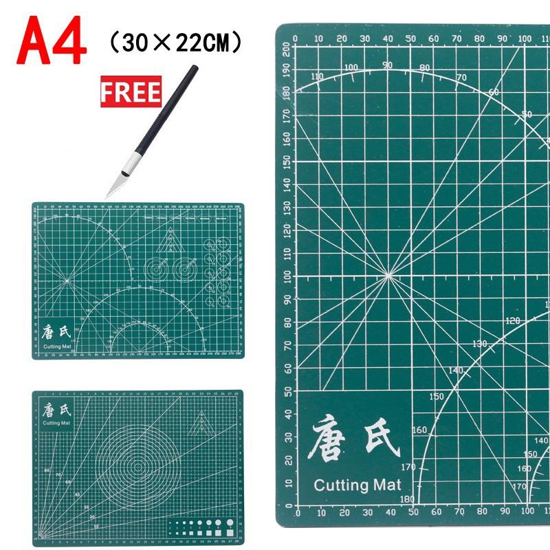 A3/A4 Tấm lót cắt giấy Cutting mat khổ Thớt cắt giấy kirigami