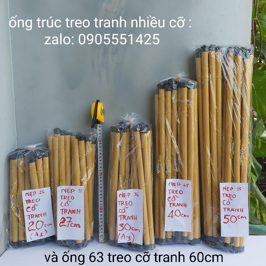 Ống trúc, ống sáo nhựa treo tranh. Nẹp treo tranh nhiều kích thước