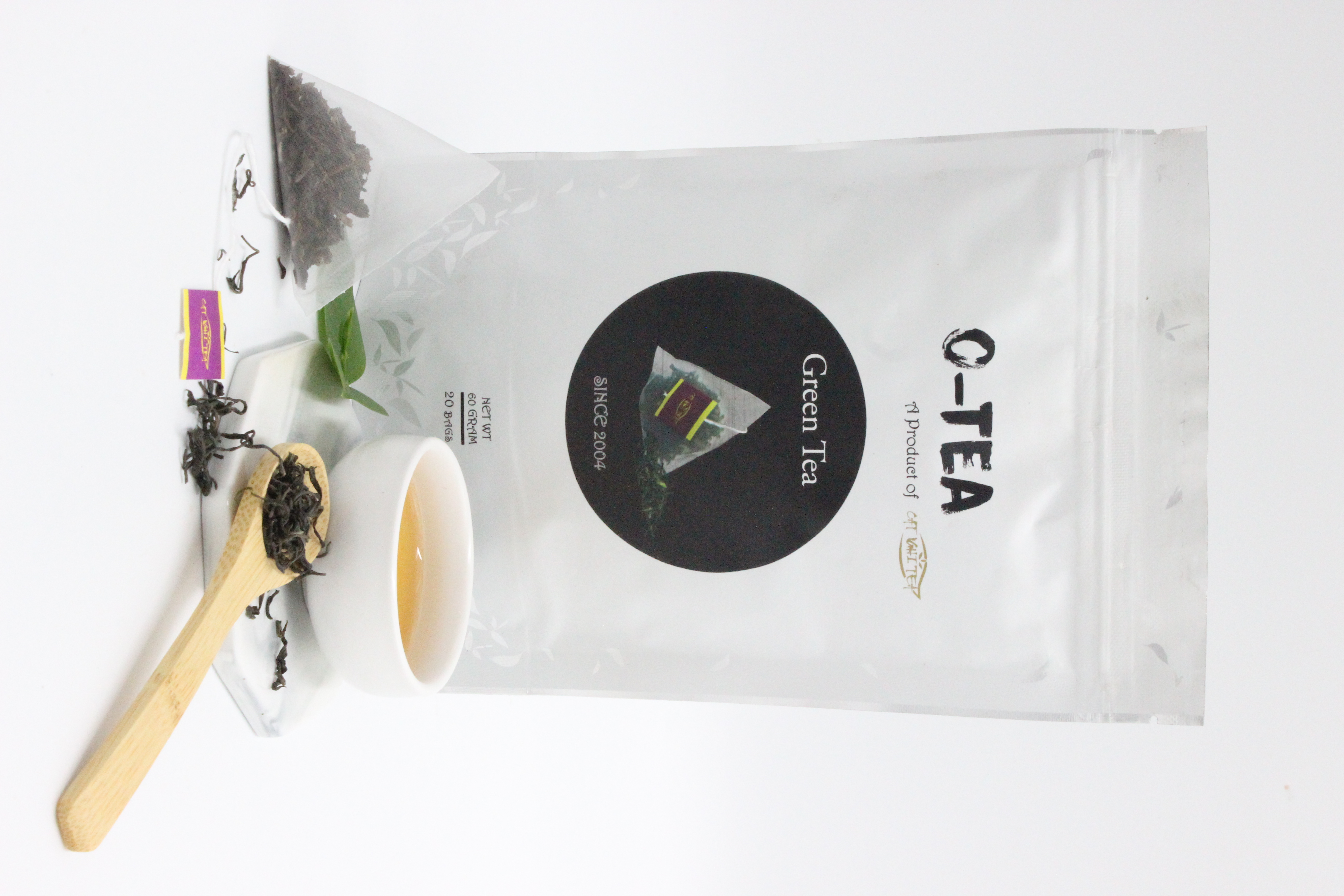 Trà Túi Lọc O-tea - Trà Xanh Cat Nghi Tea