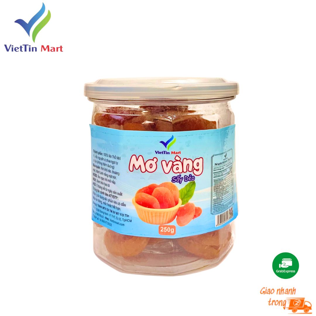 Mơ Vàng Sấy Dẻo Ngon 250G VIETTIN MART