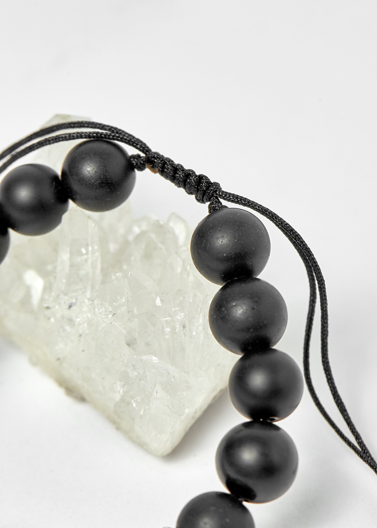 Vòng đá obsidian phối thạch anh mắt hổ vàng nâu và charm phật hạt 10mm - Ngọc Quý Gemstones