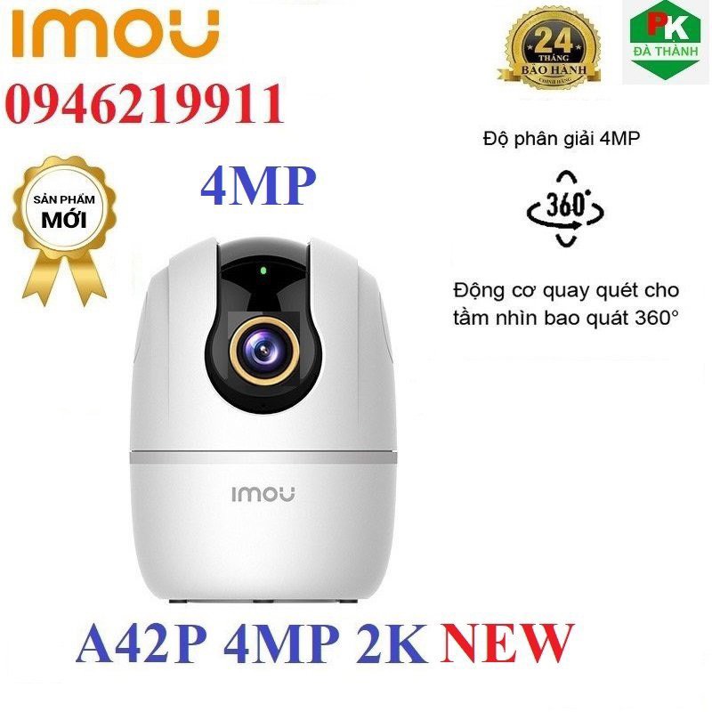 Camera wifi imou A42P 4M sắc nét new 2022 Hàng chính hãng