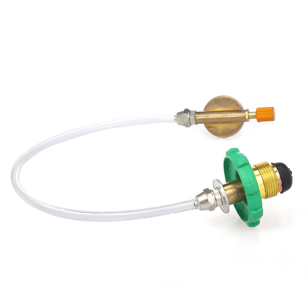 Bộ Chuyển Đổi Nạp Propane Cho Bếp Cắm Trại Khớp Nối Bình Xi Lanh Phẳng