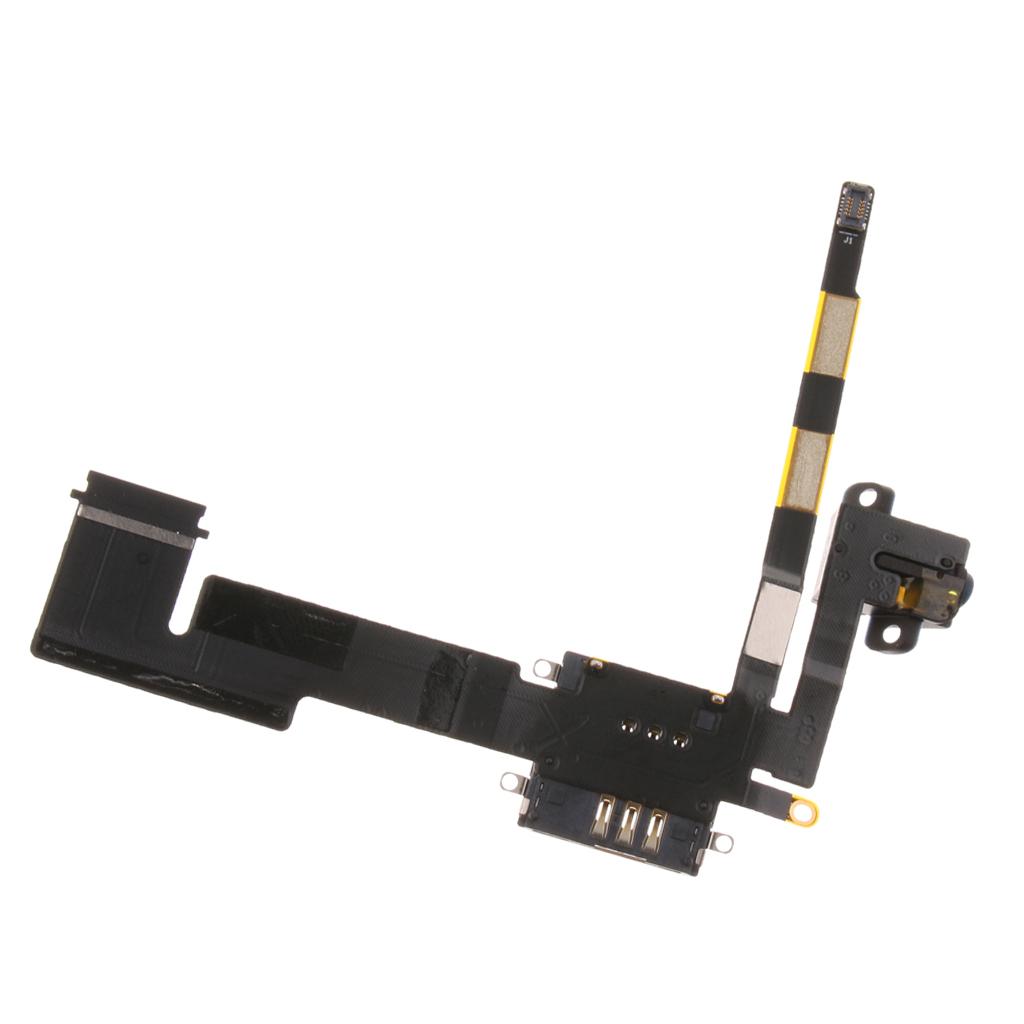Headphone Jack SIM Card Reader Flex Cable Repair for Apple  2 3G Model