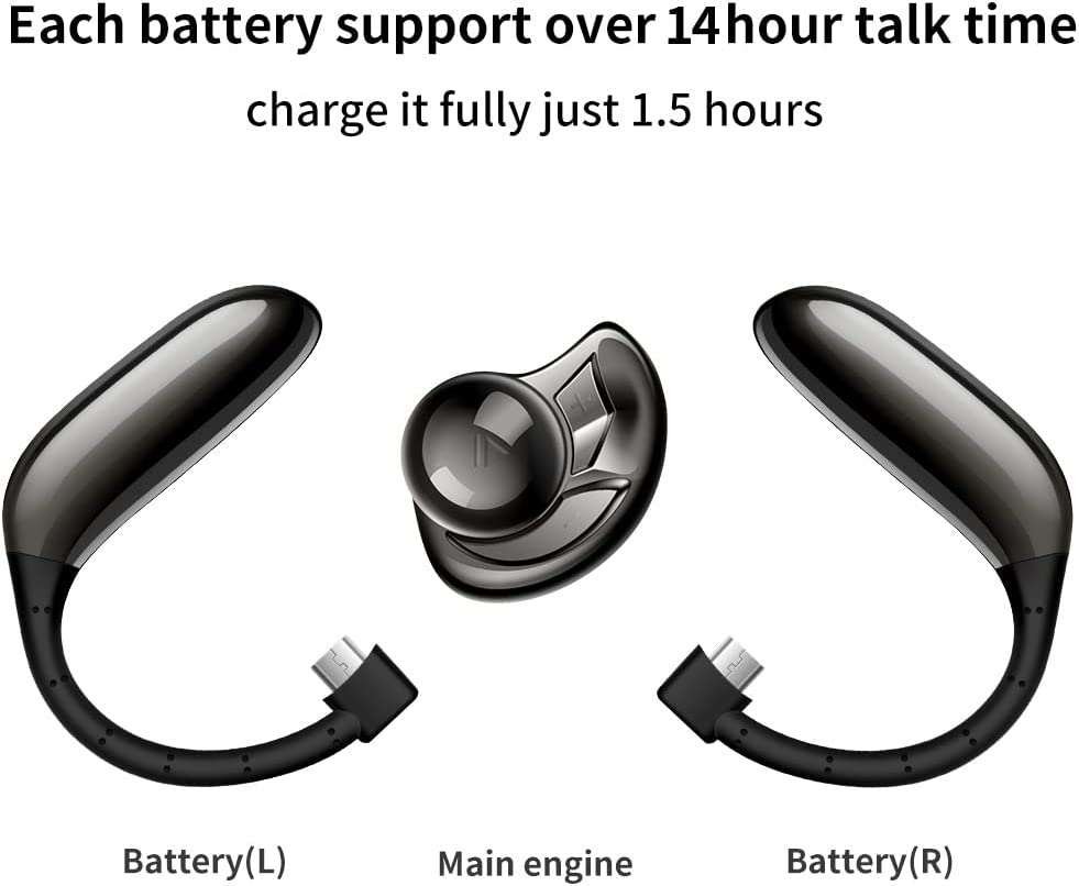 Tai nghe Bluetooth Tai nghe Bluetooth không dây - Tương thích với Android