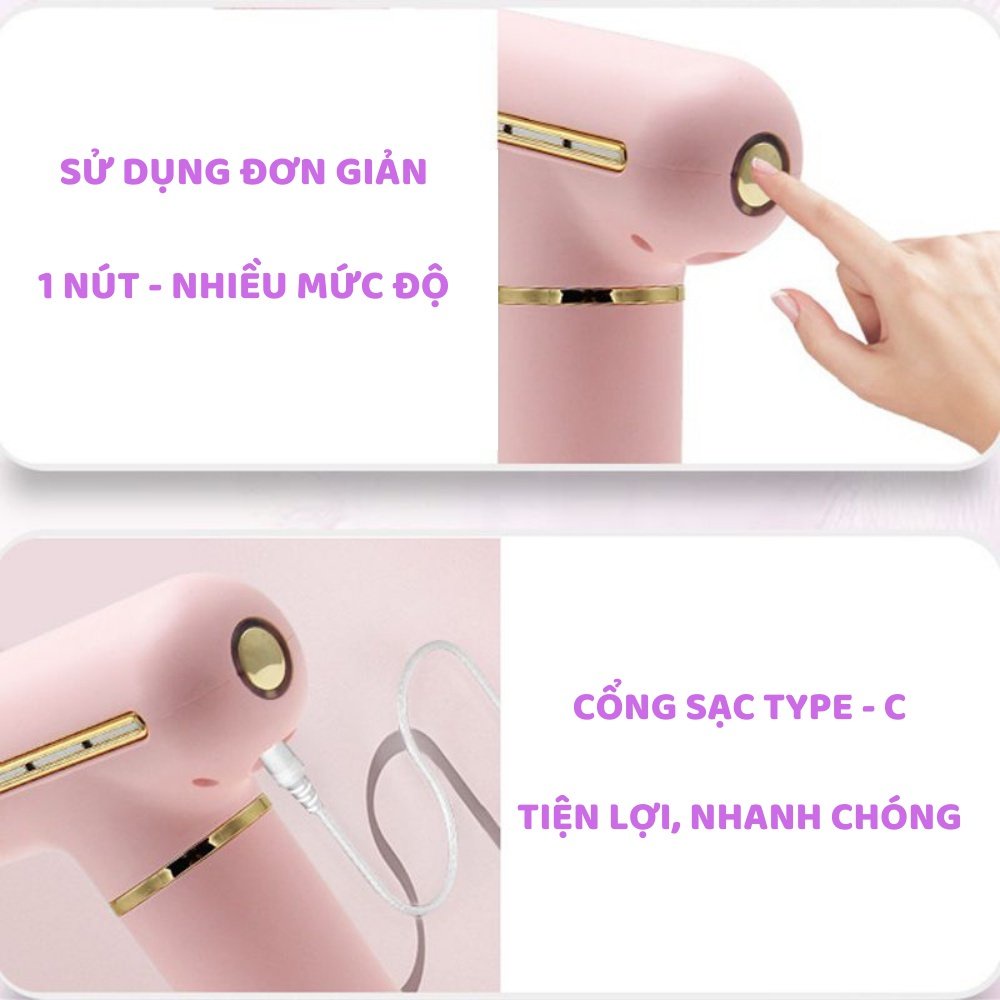 Máy massage rung mini cầm tay, súng mát xa mini đa năng chống đau nhức mỏi cổ vai gáy toàn thân hiệu quả