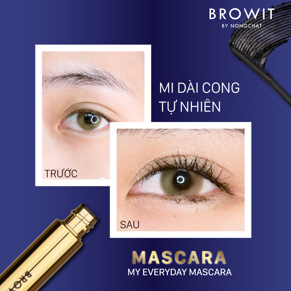 Mascara My Everyday Mascara 5.5g Browit #Endless Night