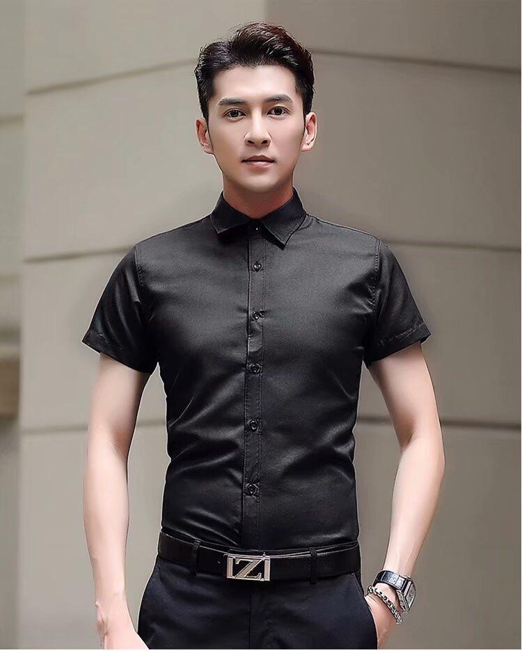 Áo Sơ Mi Nam Cộc Tay Trẻ Trung Cao Cấp SMC