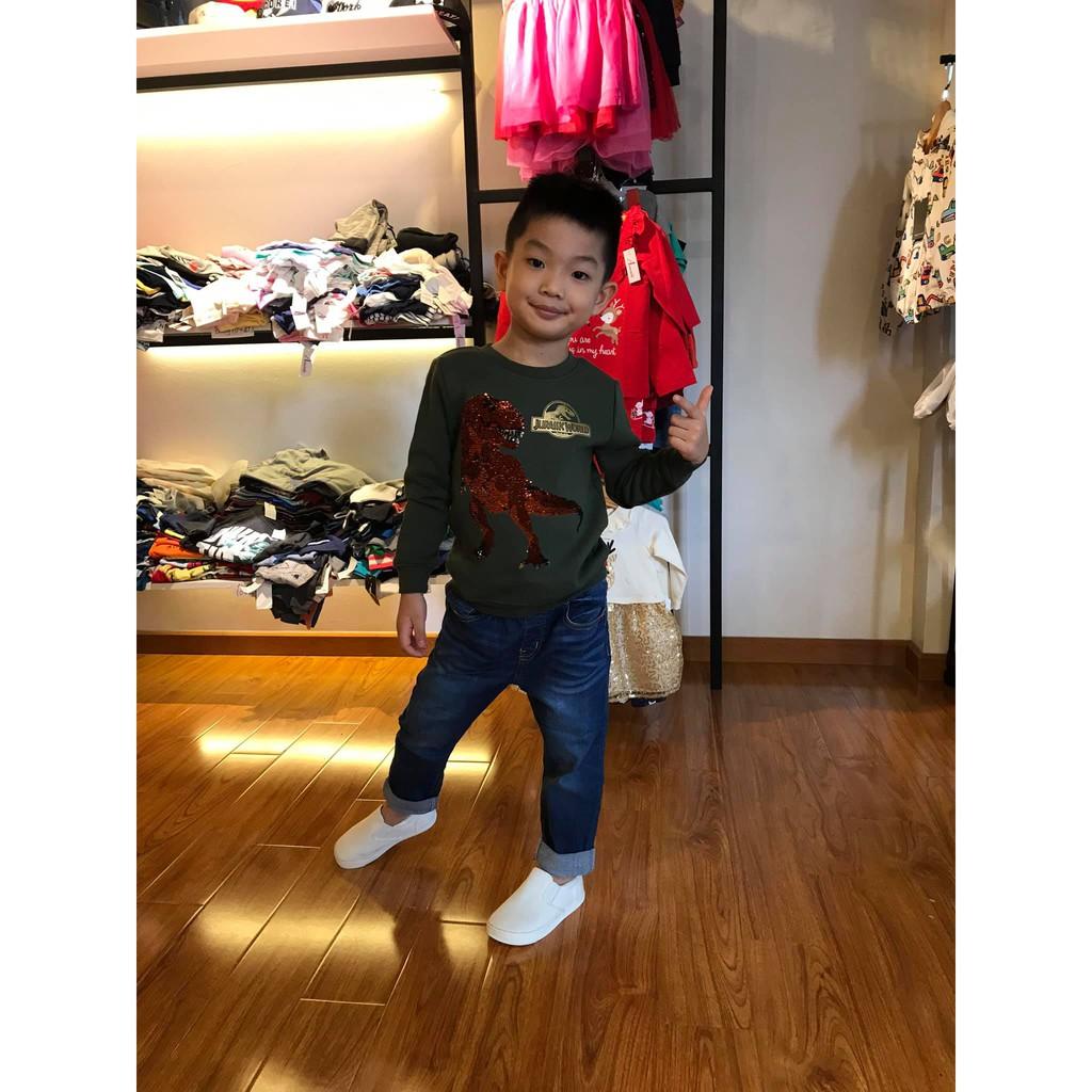 Áo Nỉ Hình Khủng Long Bé Trai