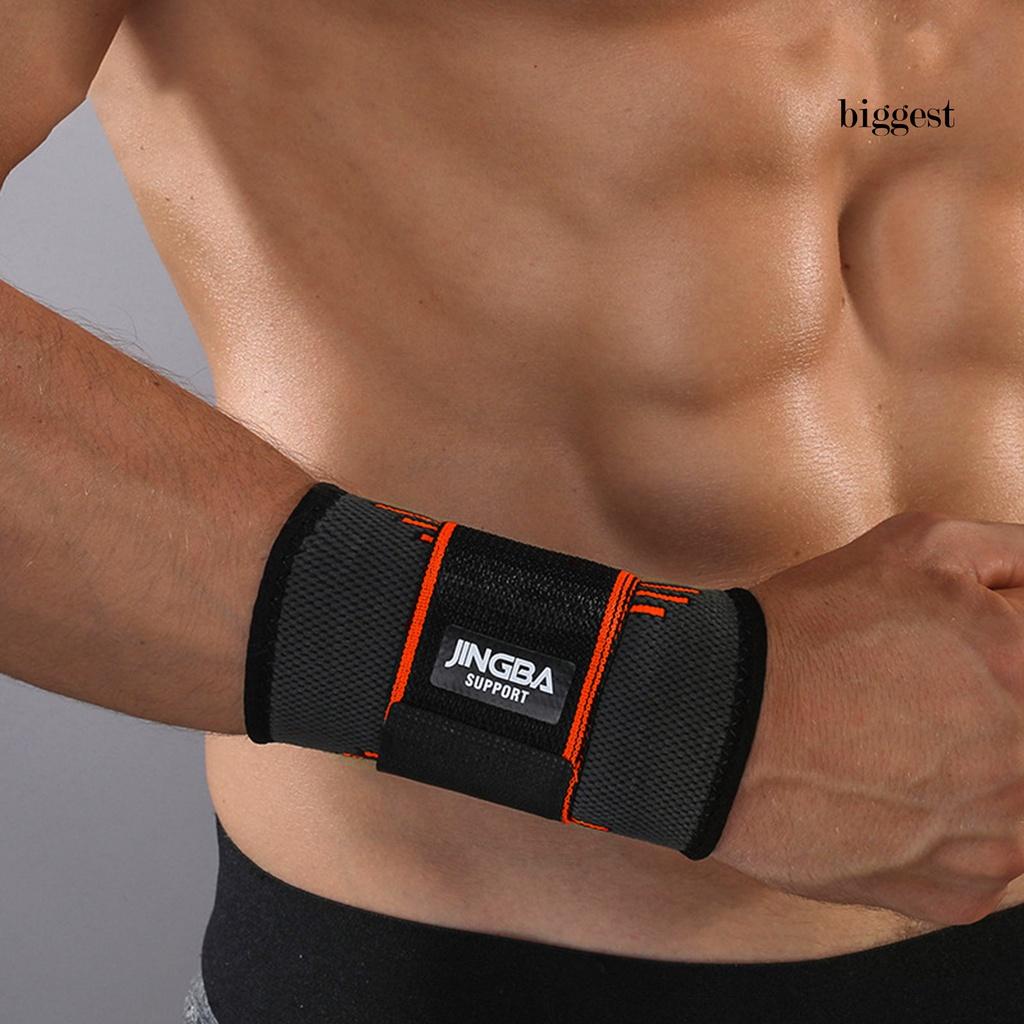 (Hàng Mới Về) 1 Đai Quấn Khuỷu Tay Hỗ Trợ Tập Gym Bằng Nylon Co Giãn Thoáng Khí Chống Mài Mòn