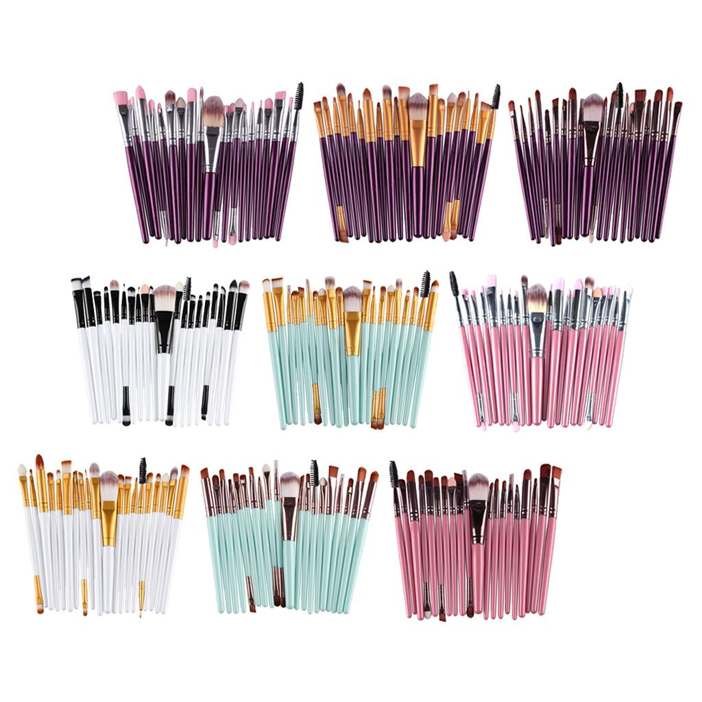 20 Pcs/Set Professional Make Up Brush Set Beauty Cosmetic Tool