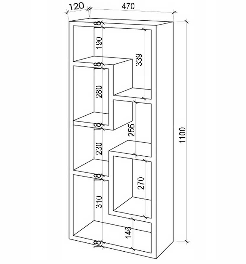Giá sách, giá sách hiện đại