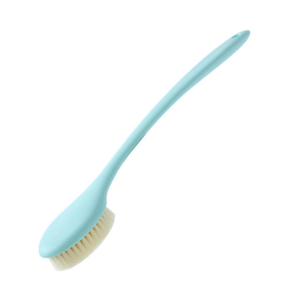 New Long Handle Back Brush Bath Massage Brush Railing Bathing Tool Soft Delicate Exfoliating Skin Cleaning Brush Bath Towel