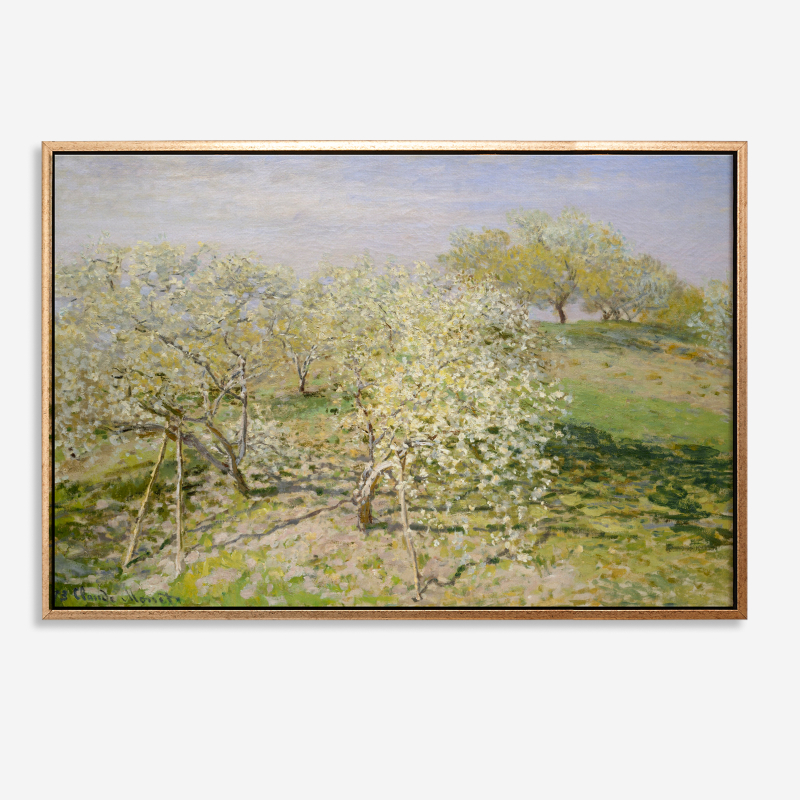 Tranh in canvas trang trí treo tường danh hoạ thế giới Spring (Fruit Trees in Bloom) 50x90cm