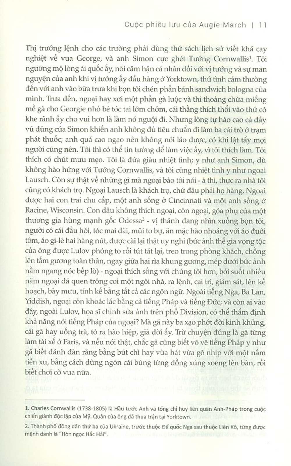 Cuộc Phiêu Lưu Của Augie March