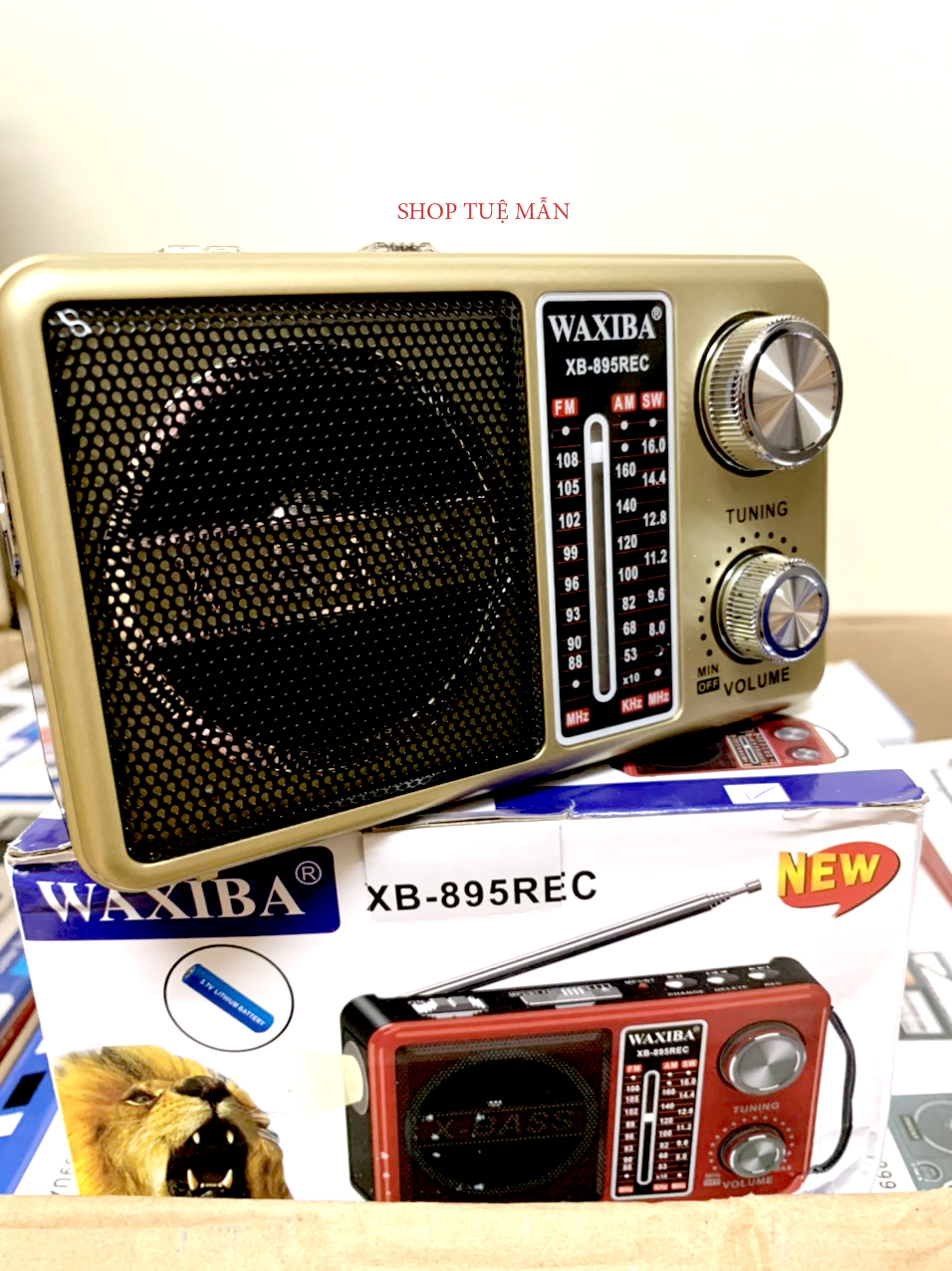 Đài Radio Waxiba XB-895 REC bluetooth MẪU MỚI GIÀNH CHO NGƯỜI GIÀ Hàng Chính Hãng