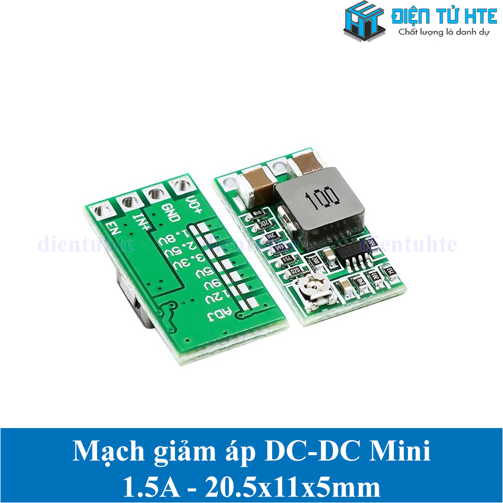 Mạch giảm áp DC-DC mini 1.8V 2.5V 3.3V 5V 12V ADJ 1.5A 3A