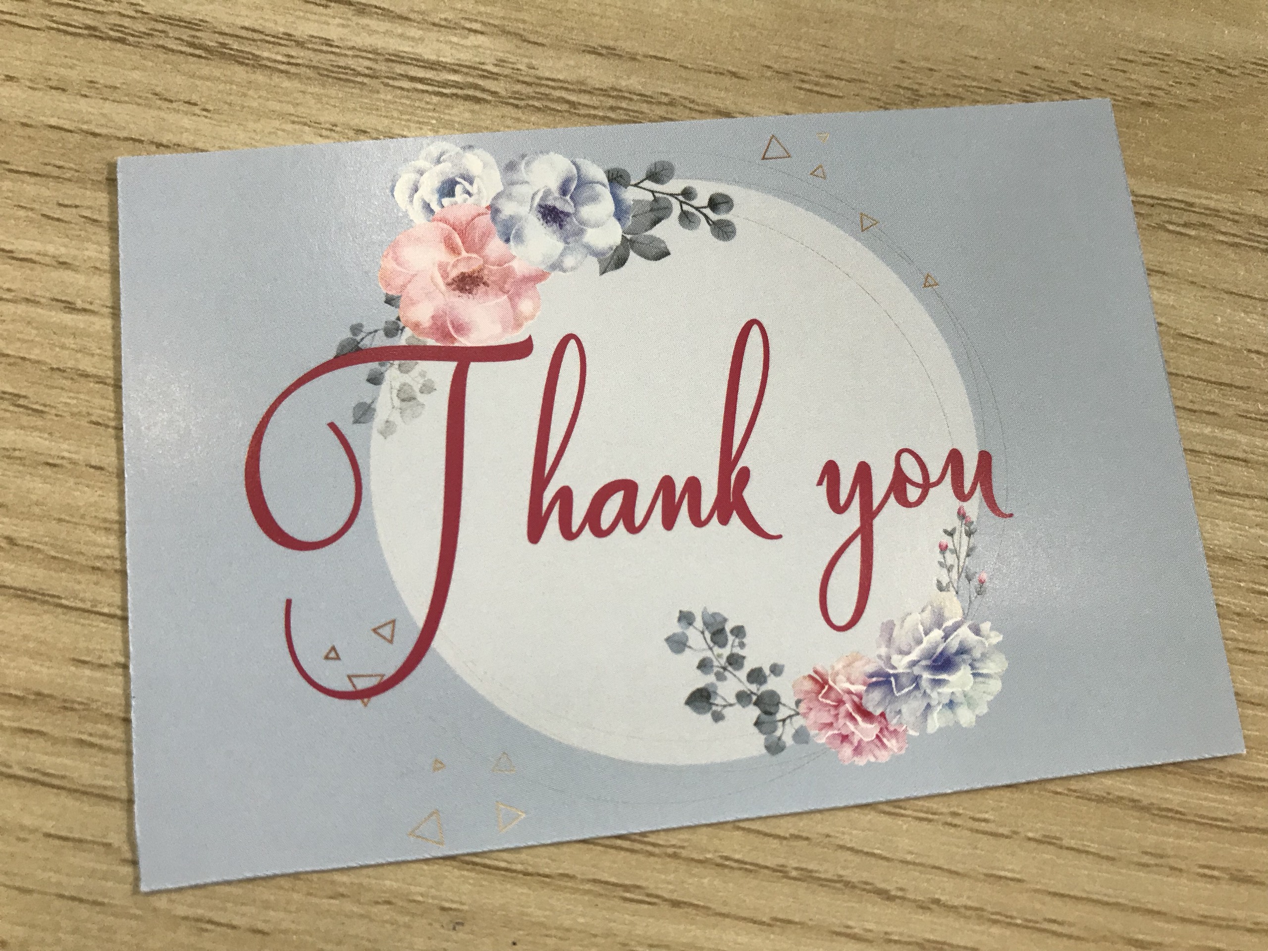 Thank You Card_Thẻ Cảm Ơn Dành Cho Shop Combo 200 Cái