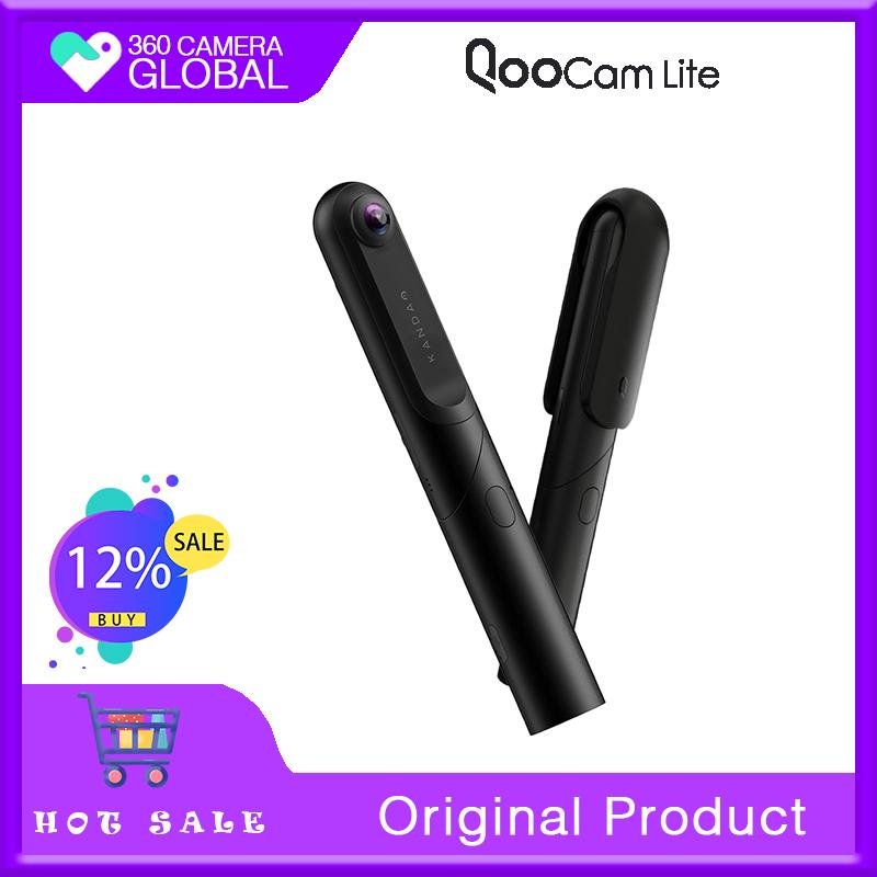 Qoocam Lite 360 COOLS COOTE PANORAMIC MOTION CAMERY Vlog HD 4K Chống đạp xe ngoài trời VR Skiing VR Màu tay cầm tay: Qoocam Lite