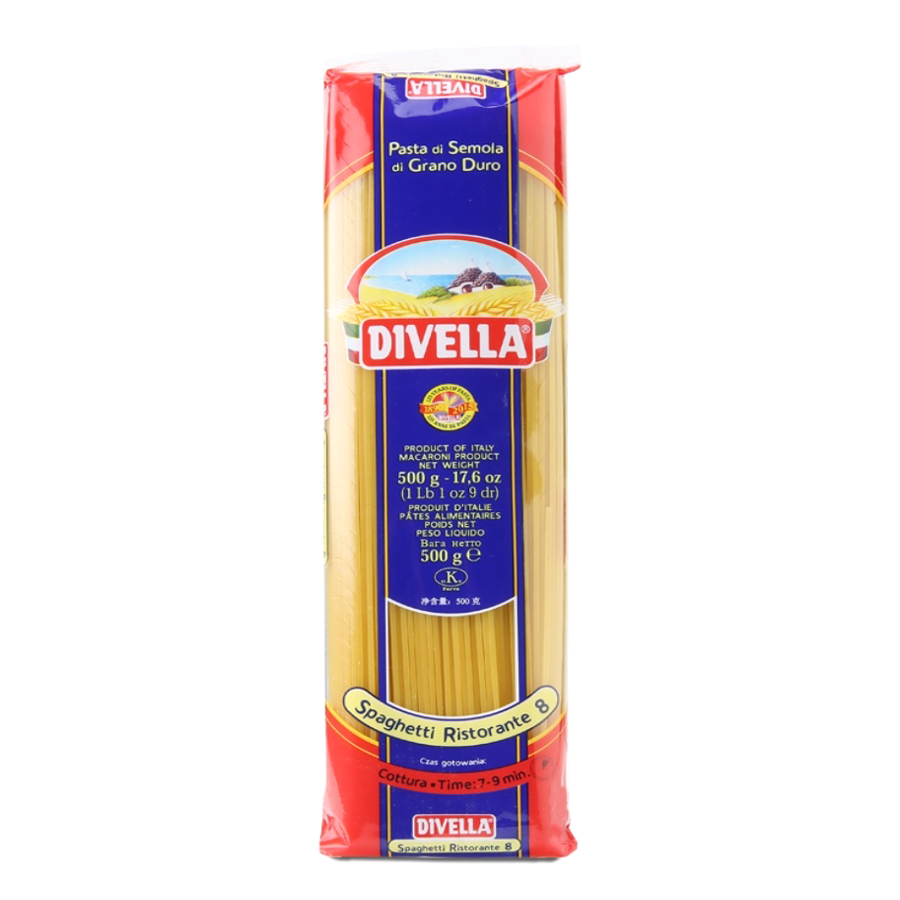 Mì Ý Spaghetti Divella Số 8 (500g)