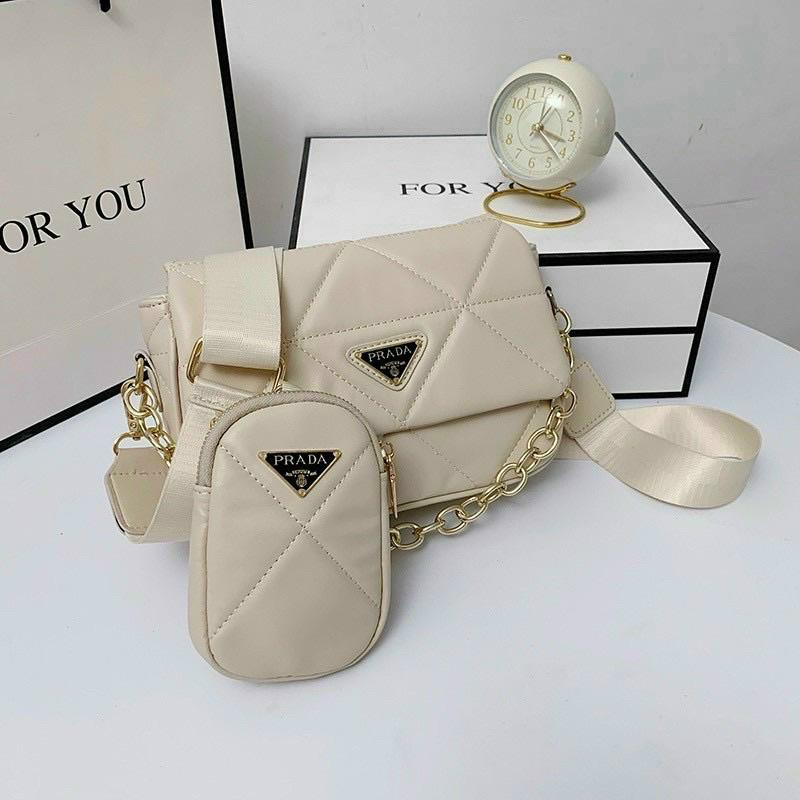 Túi đeo chéo túi đeo vai cho nữ kèm ví nhỏ xinh