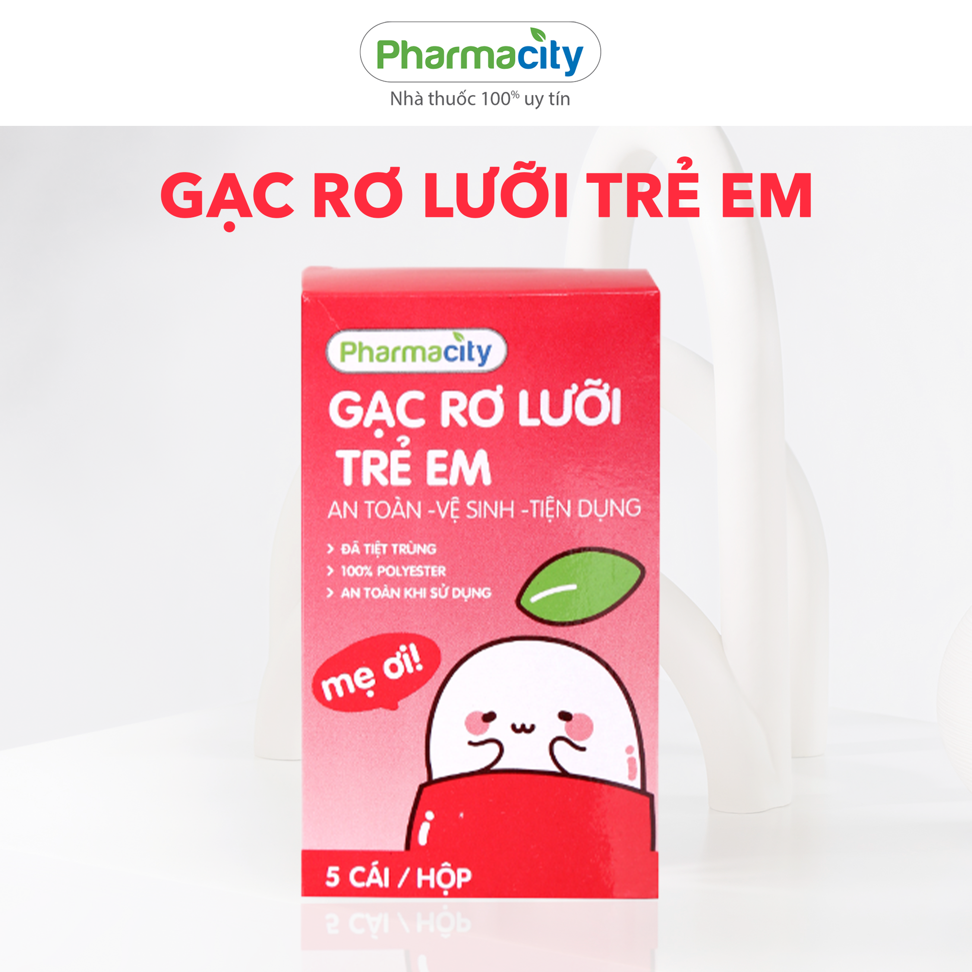 Gạc rơ lưỡi trẻ em Pharmacity