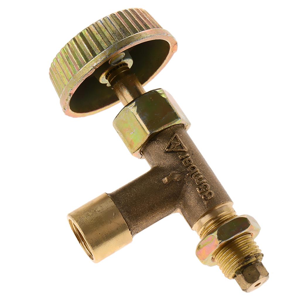 2xGas Connector Shut Off Valve Gas Brass Adapter Gas Ball Valve