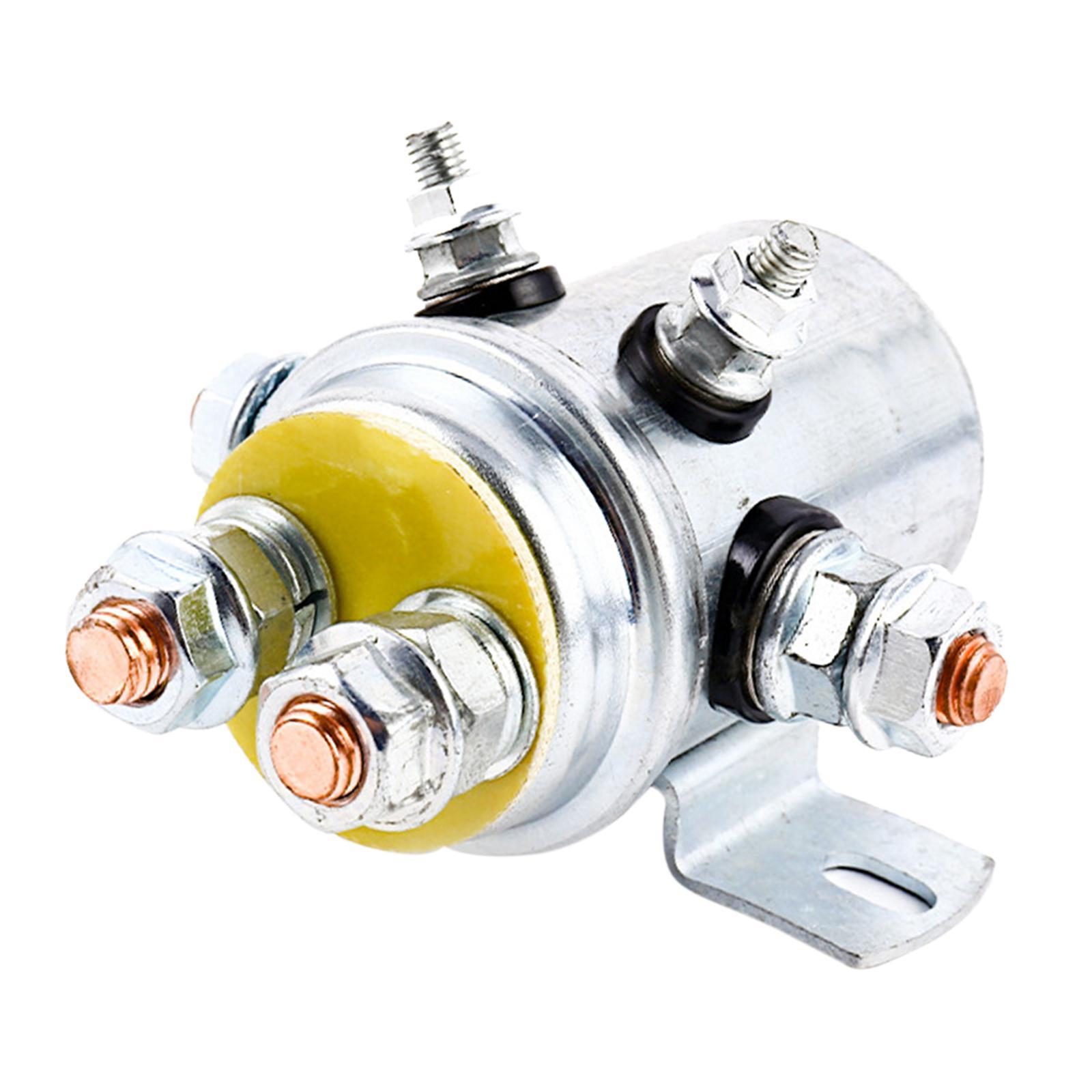 Switch Relay Solenoid 3 Terminal Marine 12V 600A Winch Contactor Continuous Solenoid Relay