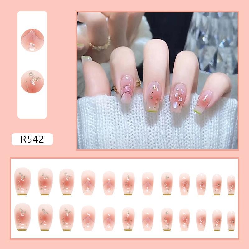 Bộ 24 móng tay giả/Nail xinh -KÈM KEO mẫu