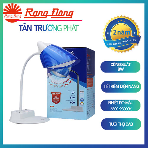 Đèn bàn LED 8W Rạng Đông Model: RD-RL-40 8W (OC-USB)